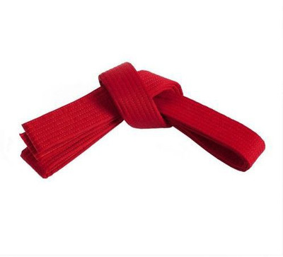 AVATS Judo Karate Matial Arts Belt_SN_87 Abdominal Belt(Red)