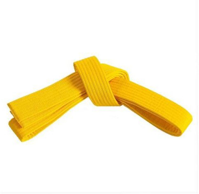 AVATS Judo Karate Matial Arts Belt_SN_83 Abdominal Belt(Yellow)