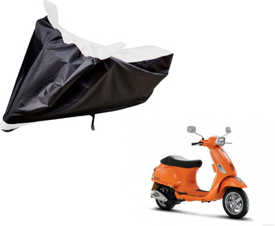 Auto Hub Two Wheeler Cover for Universal For Bike(Vespa SXL, Black, White)