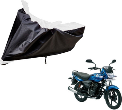 Amanzo Two Wheeler Cover for Bajaj(Platina, Black, White)