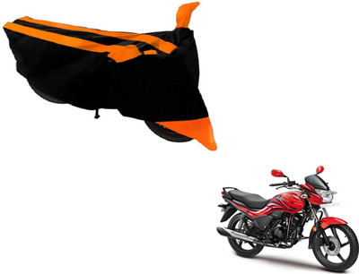 MOCKHE Two Wheeler Cover for Hero(Passion Xpro, Black, Orange)