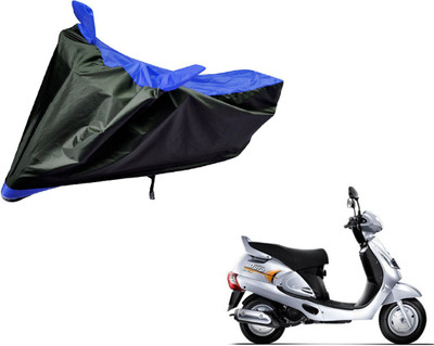 Auto Hub Two Wheeler Cover for Mahindra(Duro, Black, Blue)