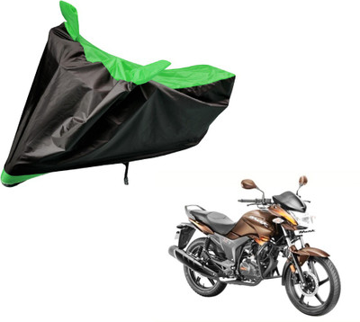 Auto Hub Two Wheeler Cover for Hero(Hunk, Black, Green)