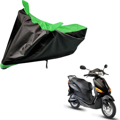 Auto Hub Two Wheeler Cover for Hero(Electric Optima, Black, Green)