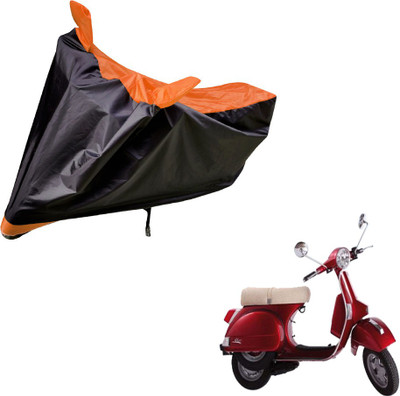Auto Hub Two Wheeler Cover for LML(Star Euro, Black, Orange)