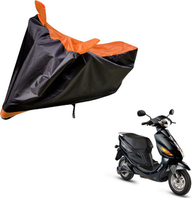 Auto Hub Two Wheeler Cover for Hero(Electric Cruz, Black, Orange)