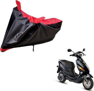 Auto Hub Two Wheeler Cover for Hero(Electric Cruz, Black, Red)