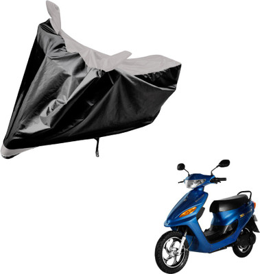 Auto Hub Two Wheeler Cover for Universal For Bike(Yo Electron, Black, Silver)