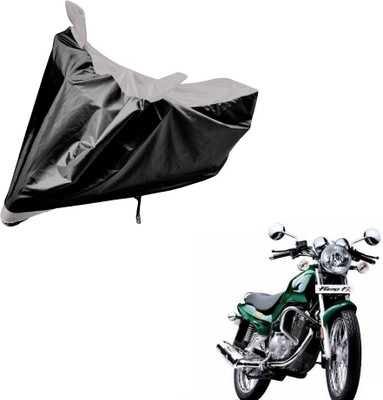Flipkart SmartBuy Two Wheeler Cover for TVS(Fiero F2, Black, Silver)