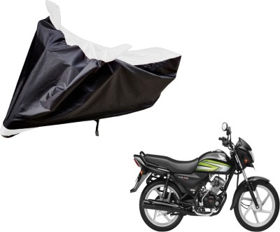 Amanzo Two Wheeler Cover for Honda(CD 110 Dream, Black, White)