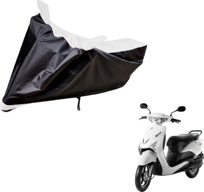 Auto Hub Two Wheeler Cover for Universal For Bike(Yo Xplor, Black, White)