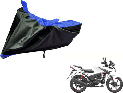 Auto Hub Two Wheeler Cover for Hero(Ignitor, Black, Blue)
