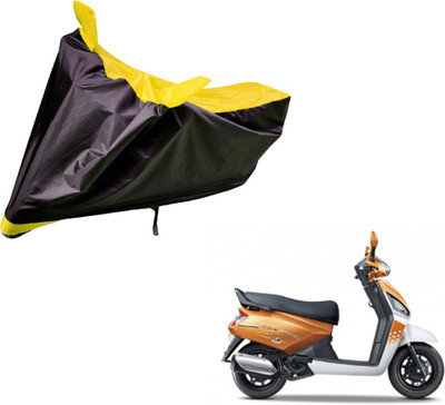 Auto Hub Two Wheeler Cover for Mahindra(Gusto, Black, Yellow)
