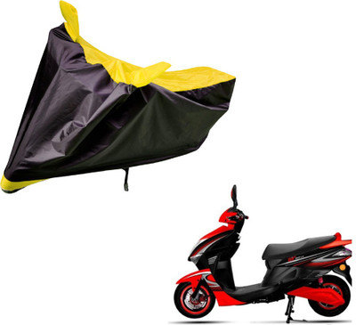 Auto Hub Two Wheeler Cover for Kinetic(Nova, Black, Yellow)