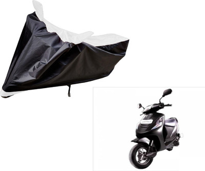 Auto Hub Two Wheeler Cover for Mahindra(Kine, Black, White)
