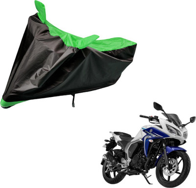Auto Hub Two Wheeler Cover for Yamaha(Fazer, Black, Green)