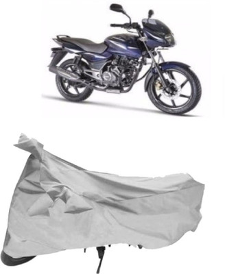 Elegance Two Wheeler Cover for Bajaj(Pulsar 150, Silver)