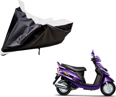 Auto Hub Two Wheeler Cover for Mahindra(Rodeo RZ, Black, White)
