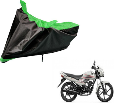 Auto Hub Two Wheeler Cover for Honda(Dream Neo, Black, Green)