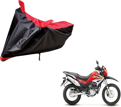 Auto Hub Two Wheeler Cover for Hero(Impulse, Black, Red)
