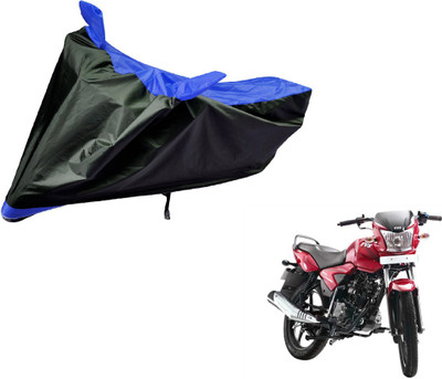 Auto Hub Two Wheeler Cover for TVS(Jive, Black, Blue)