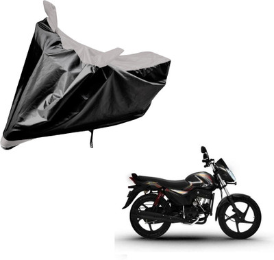 Auto Hub Two Wheeler Cover for Mahindra(Pantero, Black, Silver)