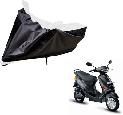 Auto Hub Two Wheeler Cover for Hero(E Sprint, Black, White)