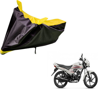 Auto Hub Two Wheeler Cover for Honda(Dream Neo, Black, Yellow)
