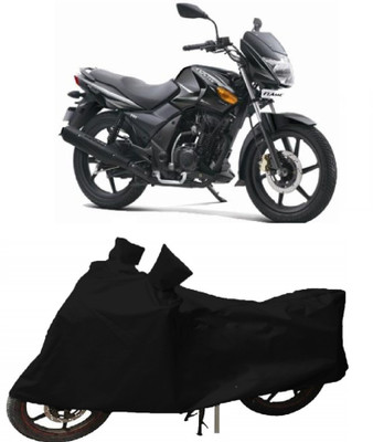AutoRash Two Wheeler Cover for TVS(Flame SR125, Black)