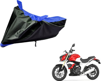 Auto Hub Two Wheeler Cover for Mahindra(Mojo, Black, Blue)