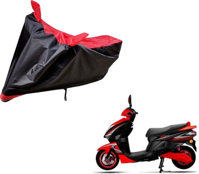 Amanzo Two Wheeler Cover for Kinetic(Nova, Black, Red)