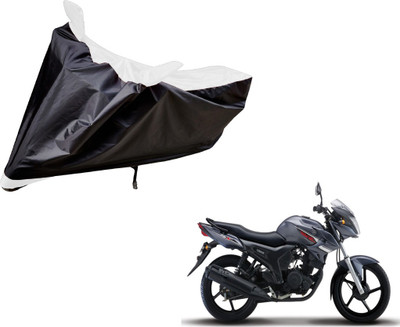 Auto Hub Two Wheeler Cover for Yamaha(SZ-S, Black, White)