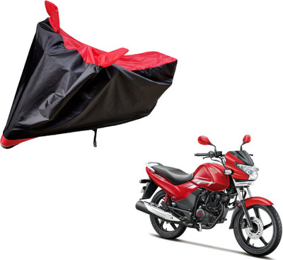 Auto Hub Two Wheeler Cover for Hero(Achiever, Black, Red)