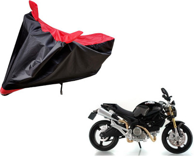 Amanzo Two Wheeler Cover for Ducati(Monster 82, Black, Red)