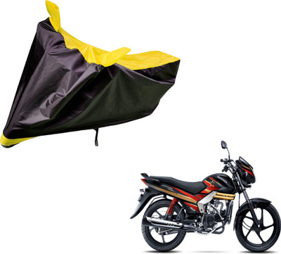 Auto Hub Two Wheeler Cover for Mahindra(Centuro, Black, Yellow)