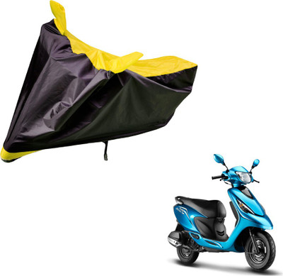 Auto Hub Two Wheeler Cover for TVS(Zest, Black, Yellow)