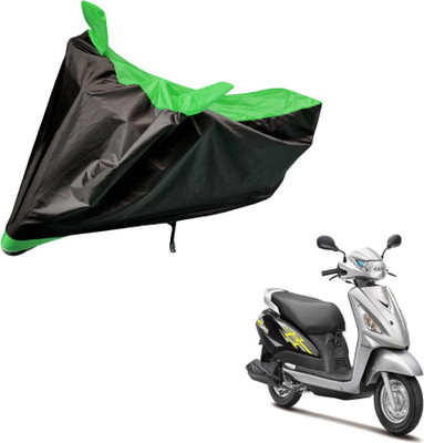 Auto Hub Two Wheeler Cover for Suzuki(Swish, Black, Green)