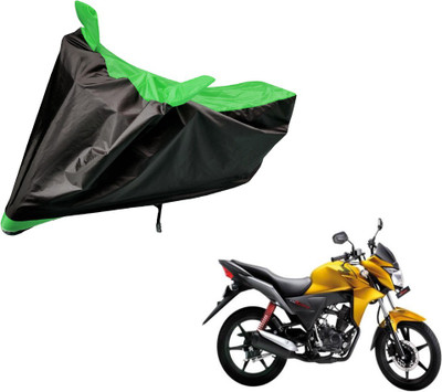 Flipkart SmartBuy Two Wheeler Cover for Honda(CB Twister, Black, Green)