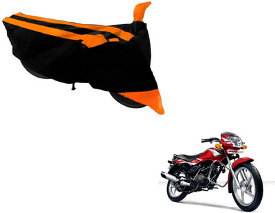 MOCKHE Two Wheeler Cover for TVS(Star Sport, Black, Orange)