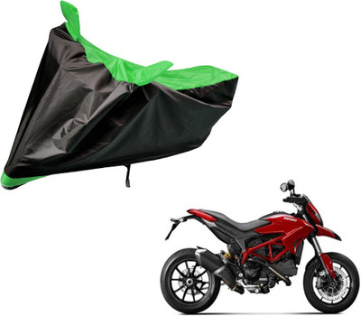 Amanzo Two Wheeler Cover for Ducati(Hypermotard, Black, Green)