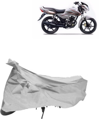 APNEK Two Wheeler Cover for TVS(Pheonix, Silver)