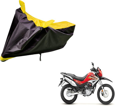 Auto Hub Two Wheeler Cover for Hero(Impulse, Black, Yellow)