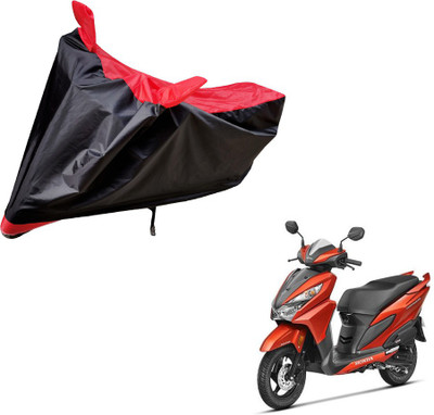 Amanzo Two Wheeler Cover for Honda(Grazia, Black, Red)