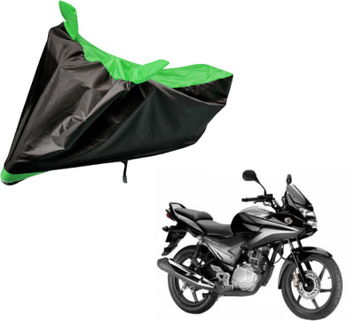 Auto Hub Two Wheeler Cover for Honda(CBF, Black, Green)