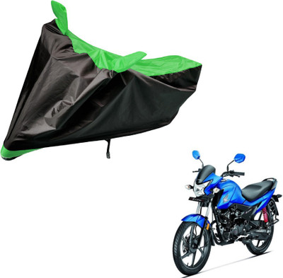 Auto Hub Two Wheeler Cover for Honda(Livo, Black, Green)