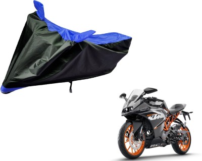 Amanzo Two Wheeler Cover for KTM(RC 390, Black, Blue)