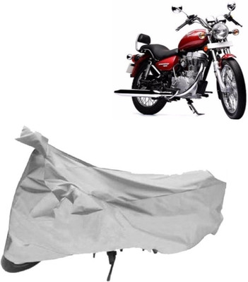 Elegance Two Wheeler Cover for Royal Enfield(Twin spark, Silver)