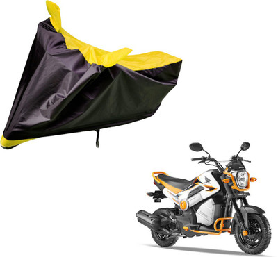 Auto Hub Two Wheeler Cover for Honda(Black, Yellow)