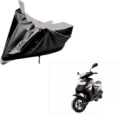 Auto Hub Two Wheeler Cover for Mahindra(Kine, Black, Silver)