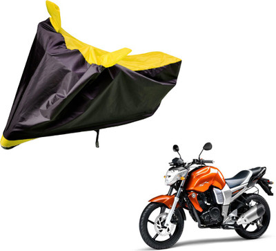 Auto Hub Two Wheeler Cover for Yamaha(FZ16, Black, Yellow)
